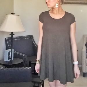 Olive green dress